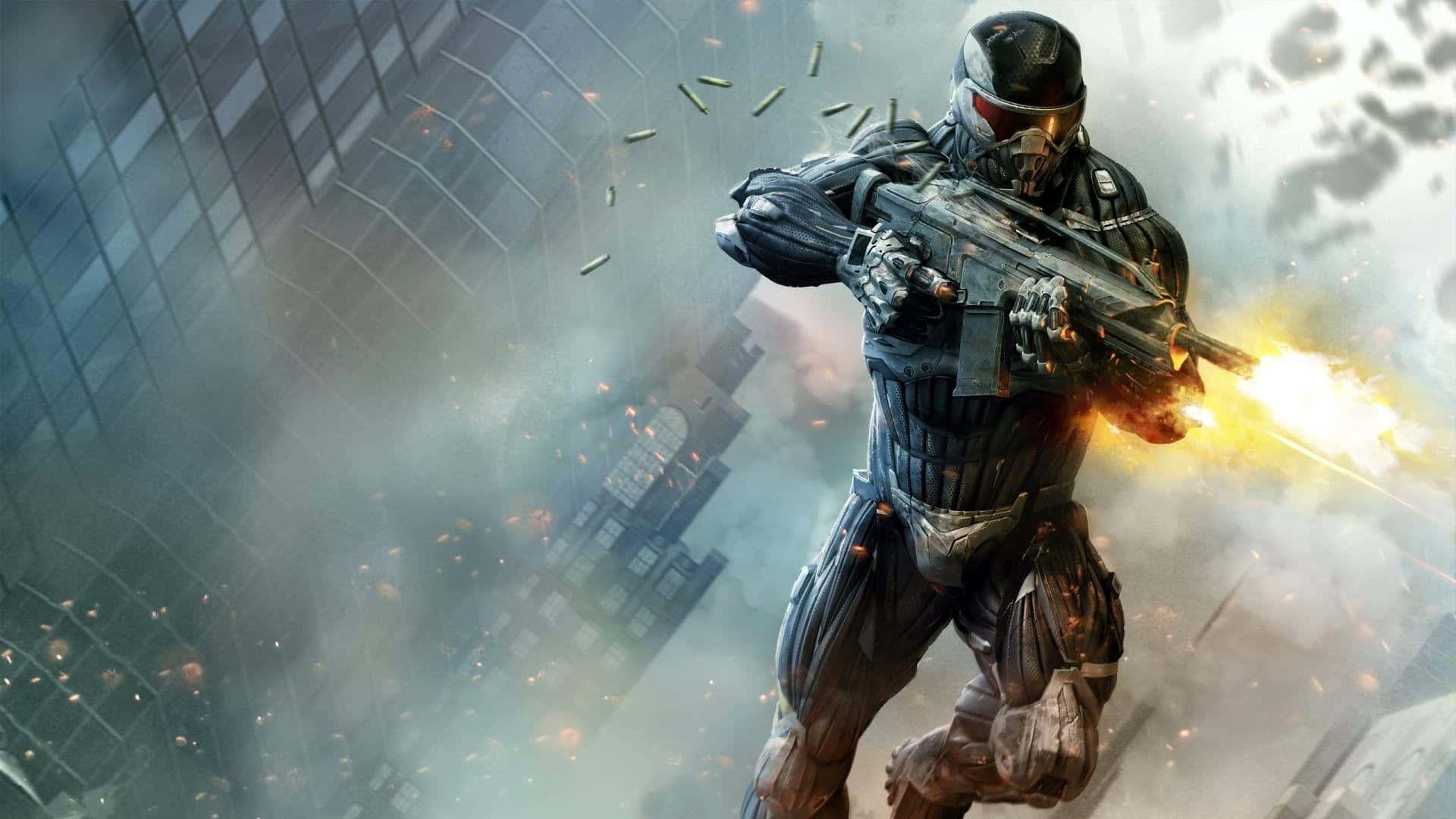 Intense action in Call of Duty First Person Shooter Wallpaper