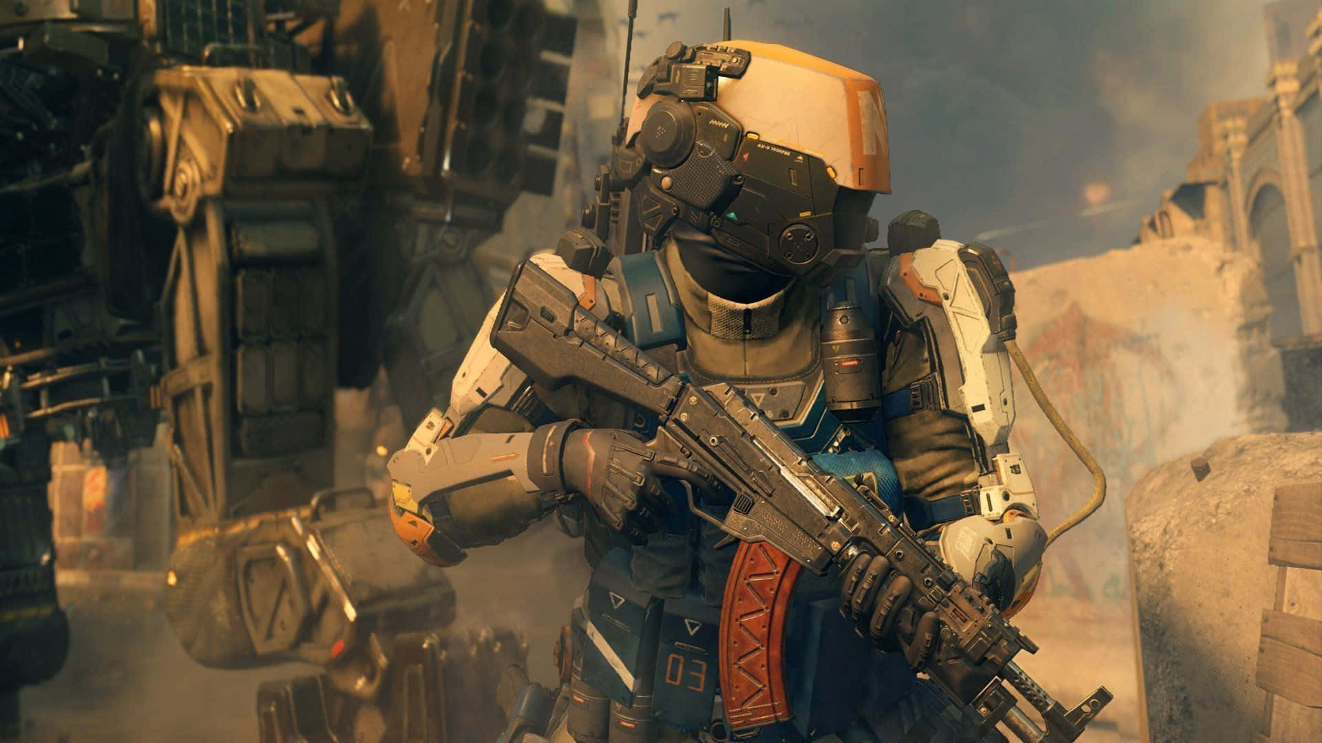 Intensaacción En Warzone En Call Of Duty Shooter En Primera Persona. Fondo de pantalla
