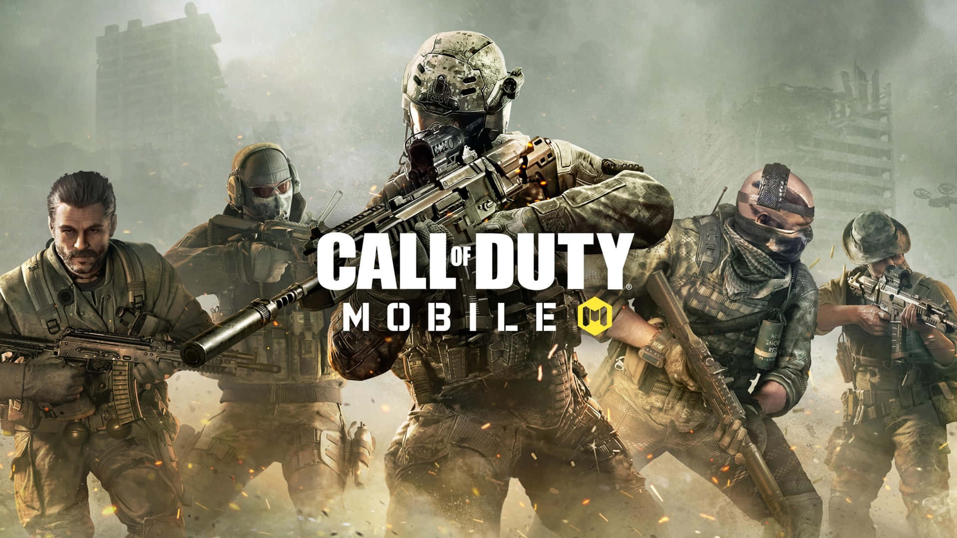Intensaescena De Acción De Call Of Duty, El Último Juego De Disparos En Primera Persona. Fondo de pantalla
