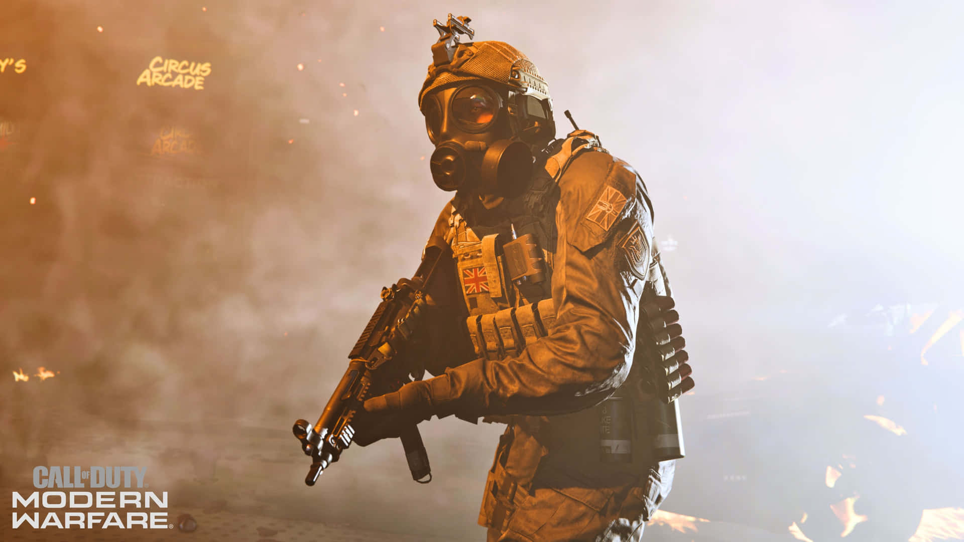 Alltut Krig I Call Of Duty: Modern Warfare. Wallpaper