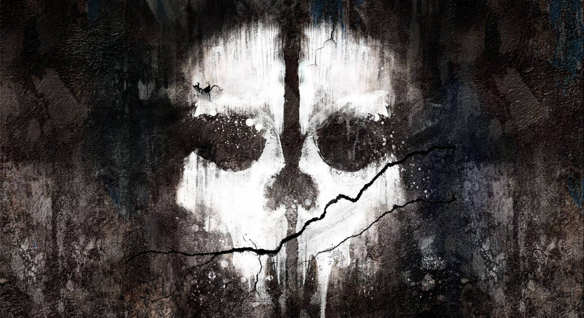 paperCall Of Duty Ghost Graffiti Tapet Wallpaper