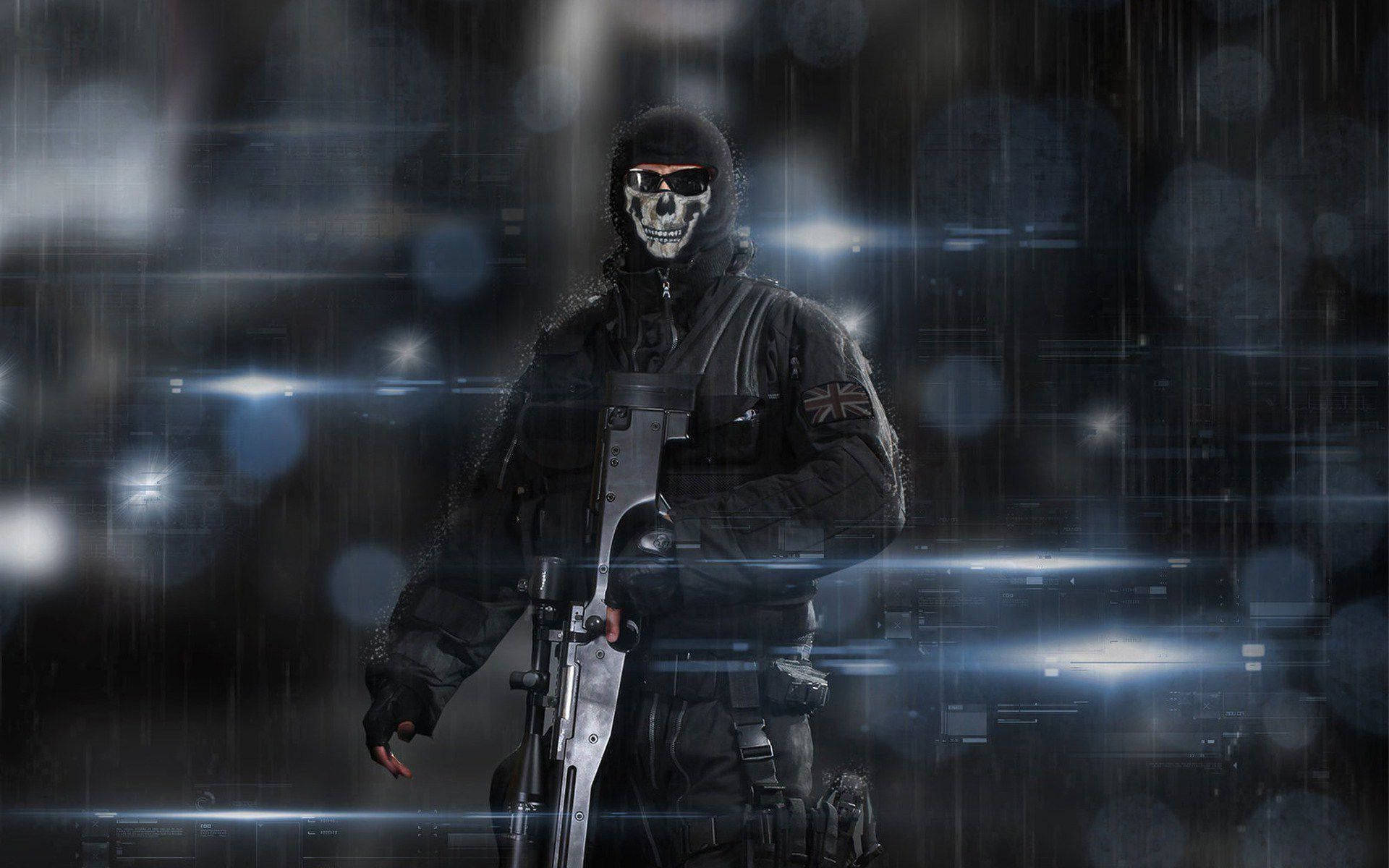 Call Of Duty Ghost Smiling Skull Wallpaper
