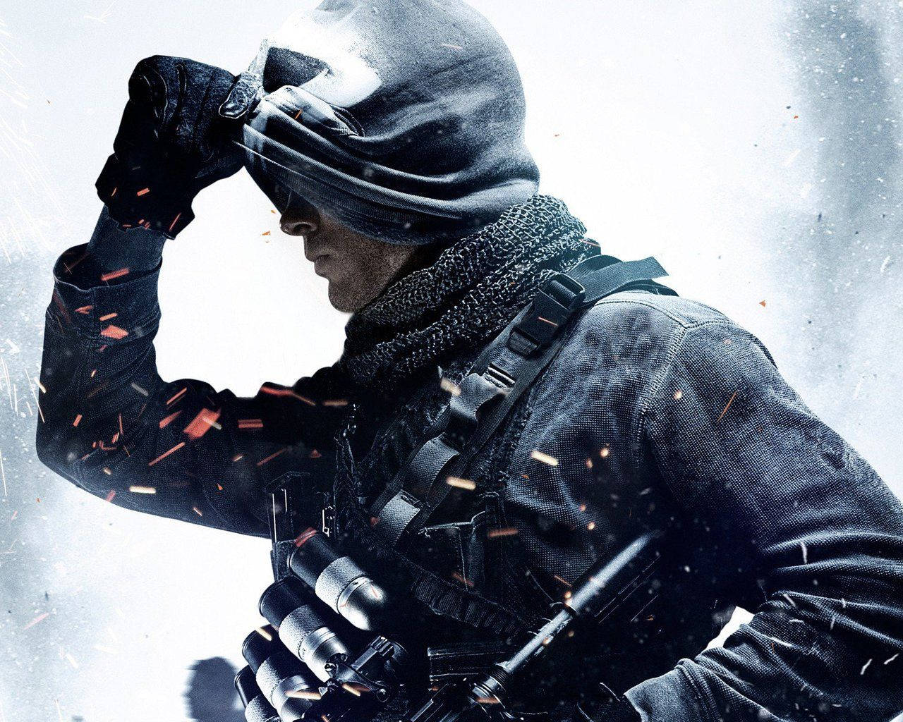 Call Of Duty Ghost Snowy Effects Wallpaper