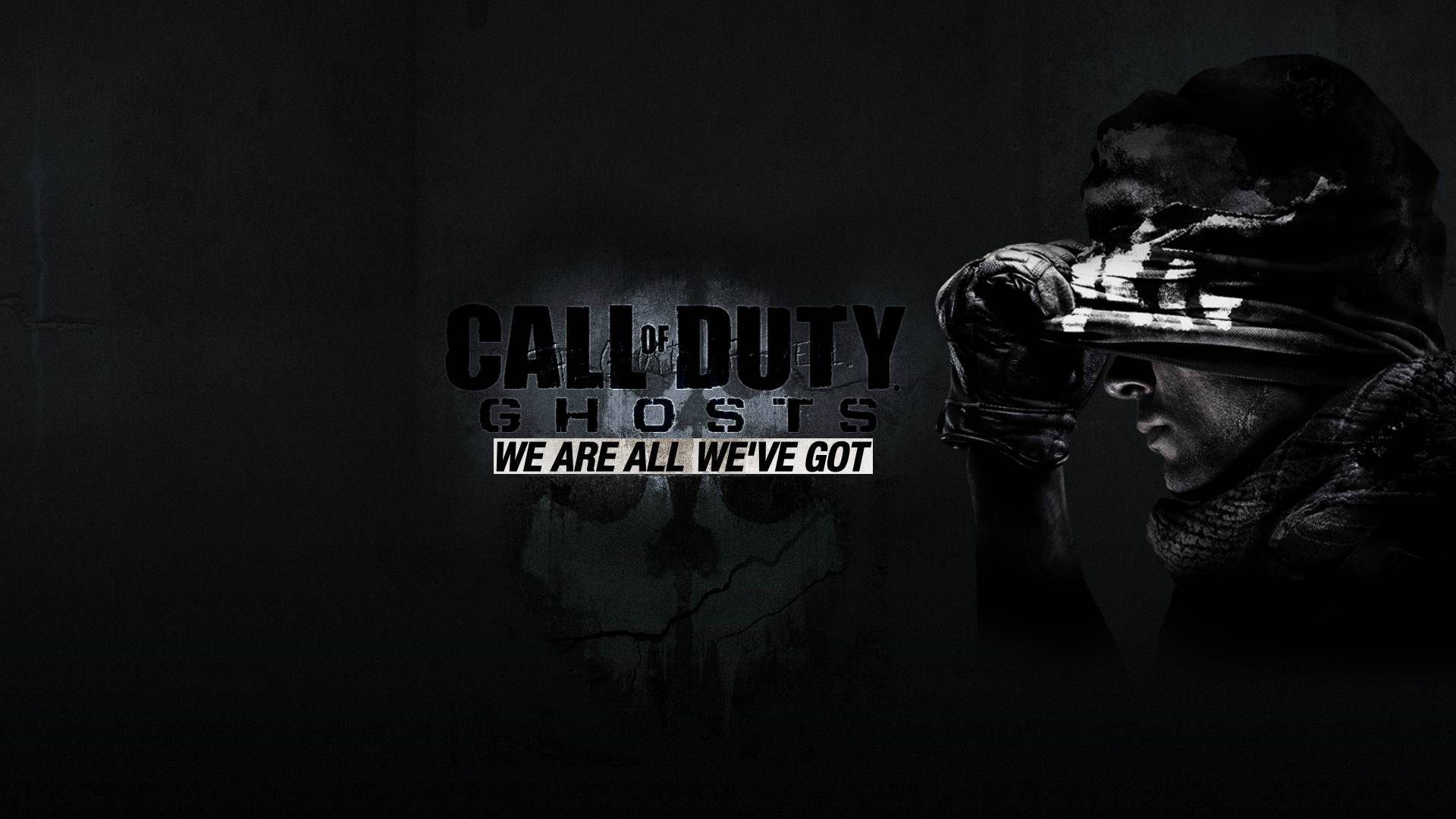 Call Of Duty Ghost With Slogan Wallpaper