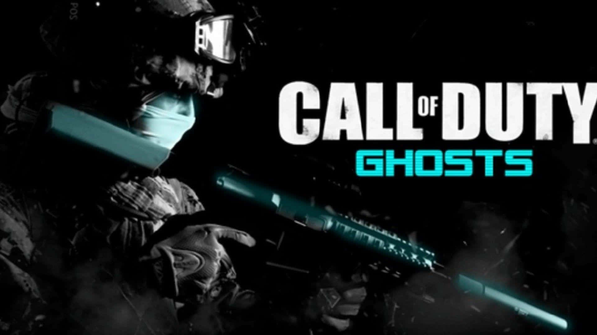 Impactantecaptura De Acción In-game De Call Of Duty: Ghosts. Fondo de pantalla
