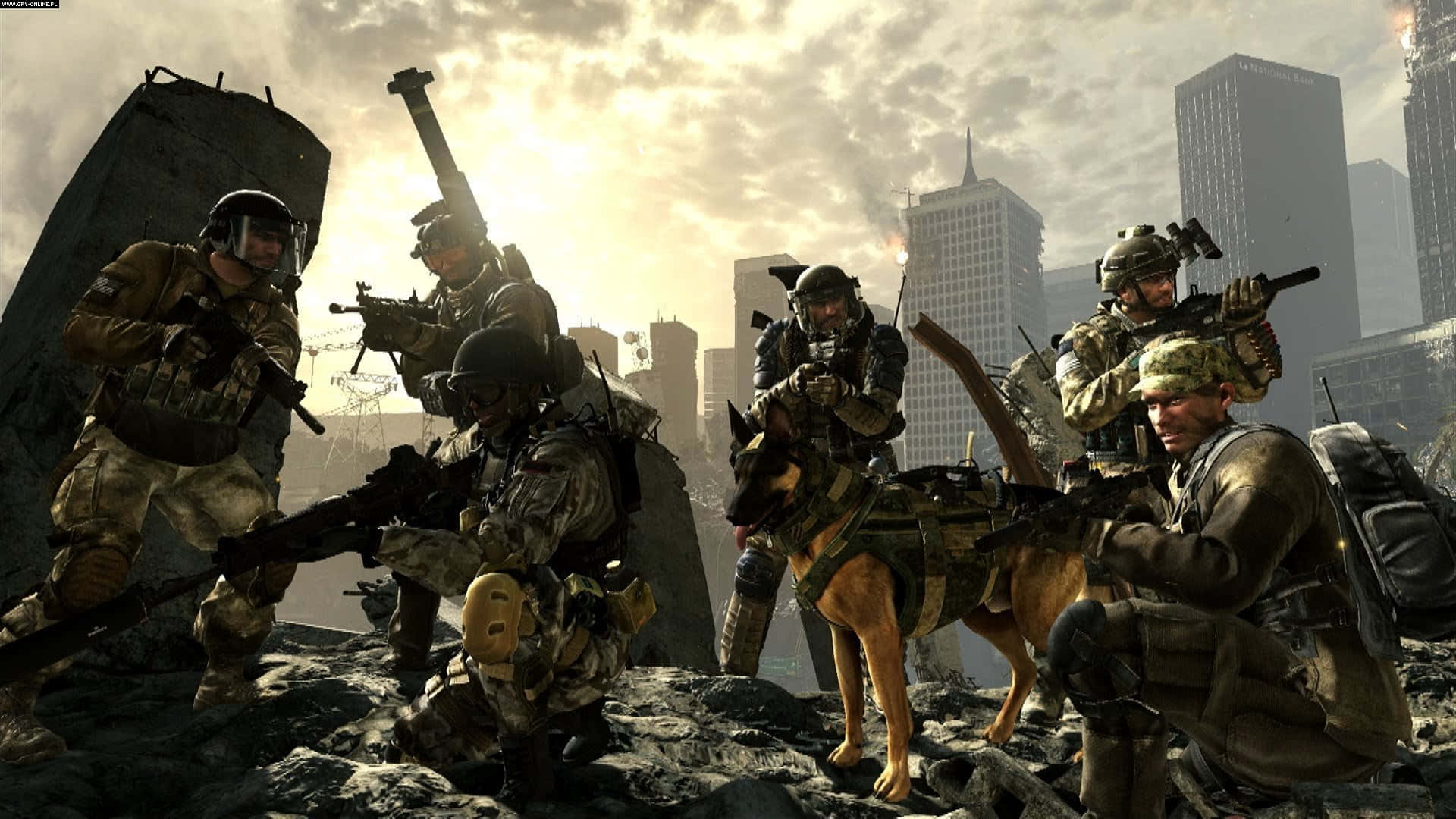 Intense Call of Duty: Ghosts action scene Wallpaper