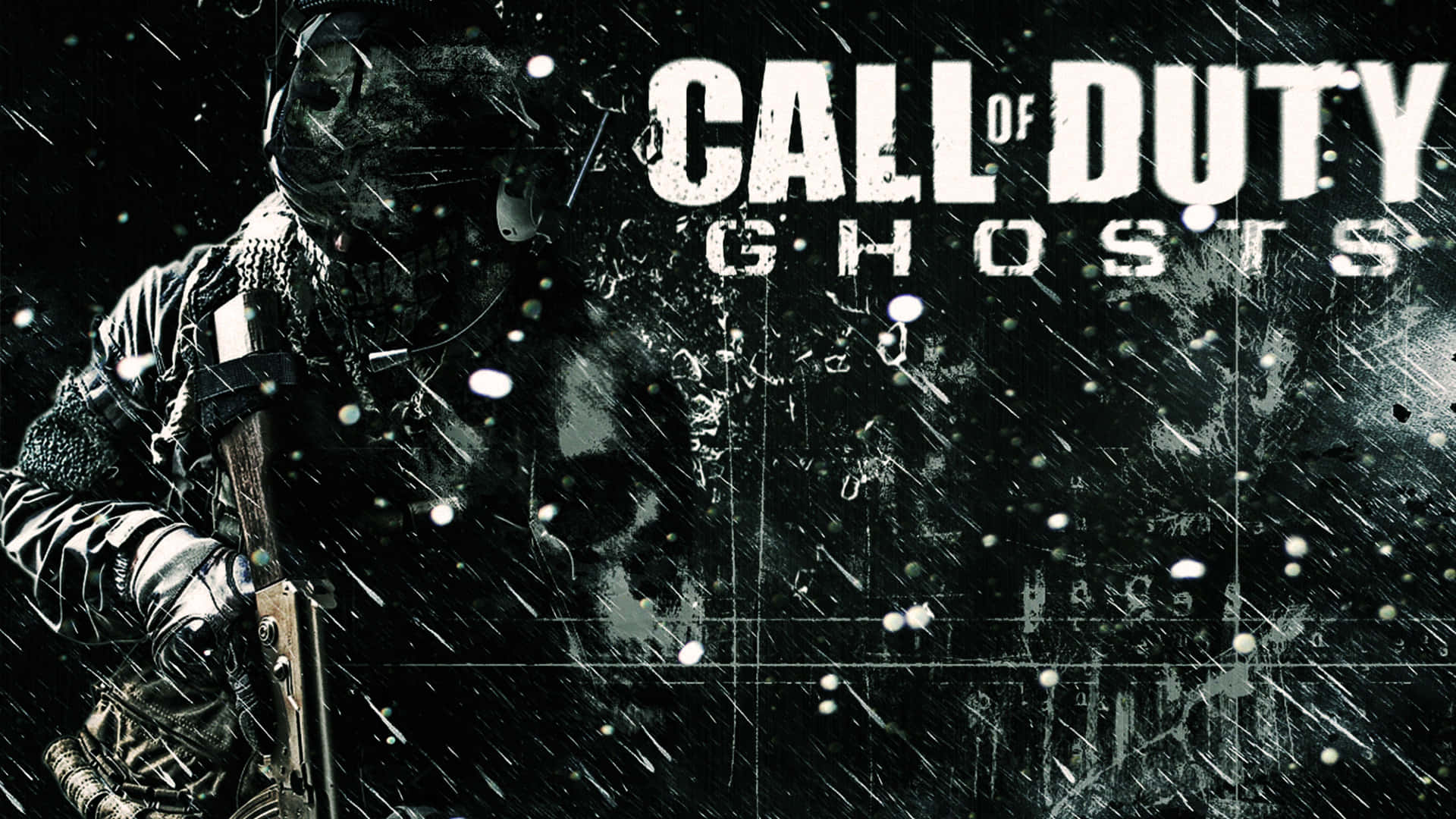 Intensaescena De Acción De Call Of Duty: Ghosts. Fondo de pantalla