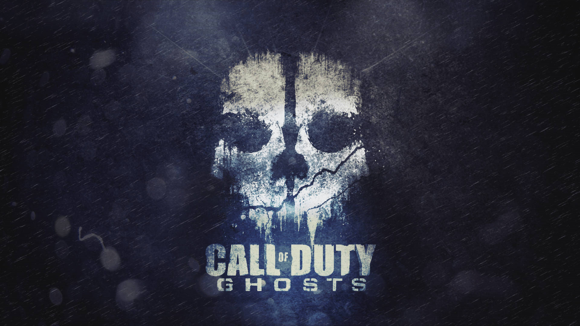 Call Of Duty Grunge White Skull Background