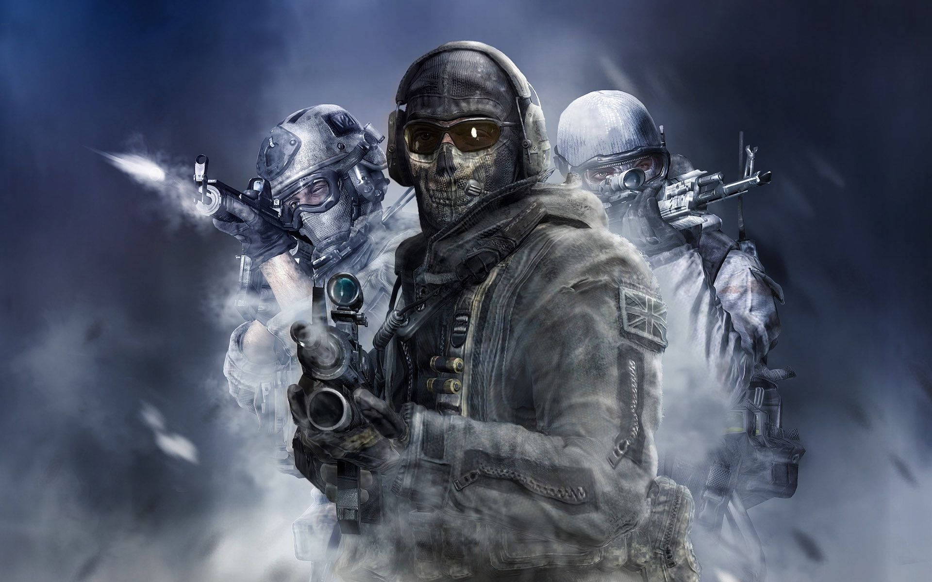 Call Of Duty Masked Soldiers Background