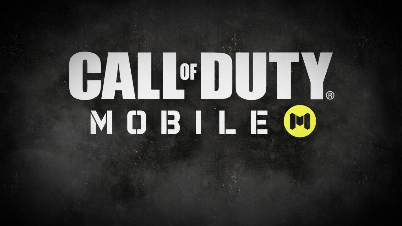 Call Of Duty Mobile Logo Black Background Wallpaper