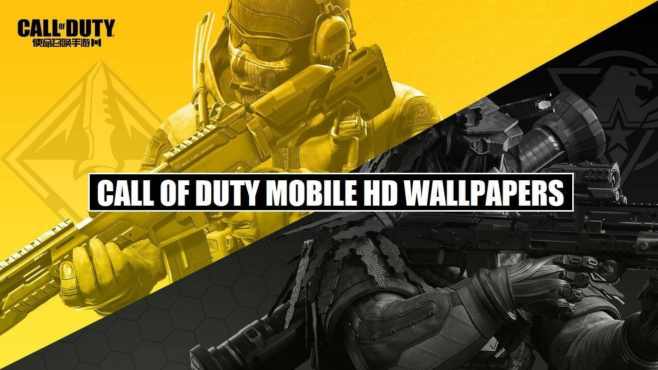 Call Of Duty Mobile Logo Yellow And Black
