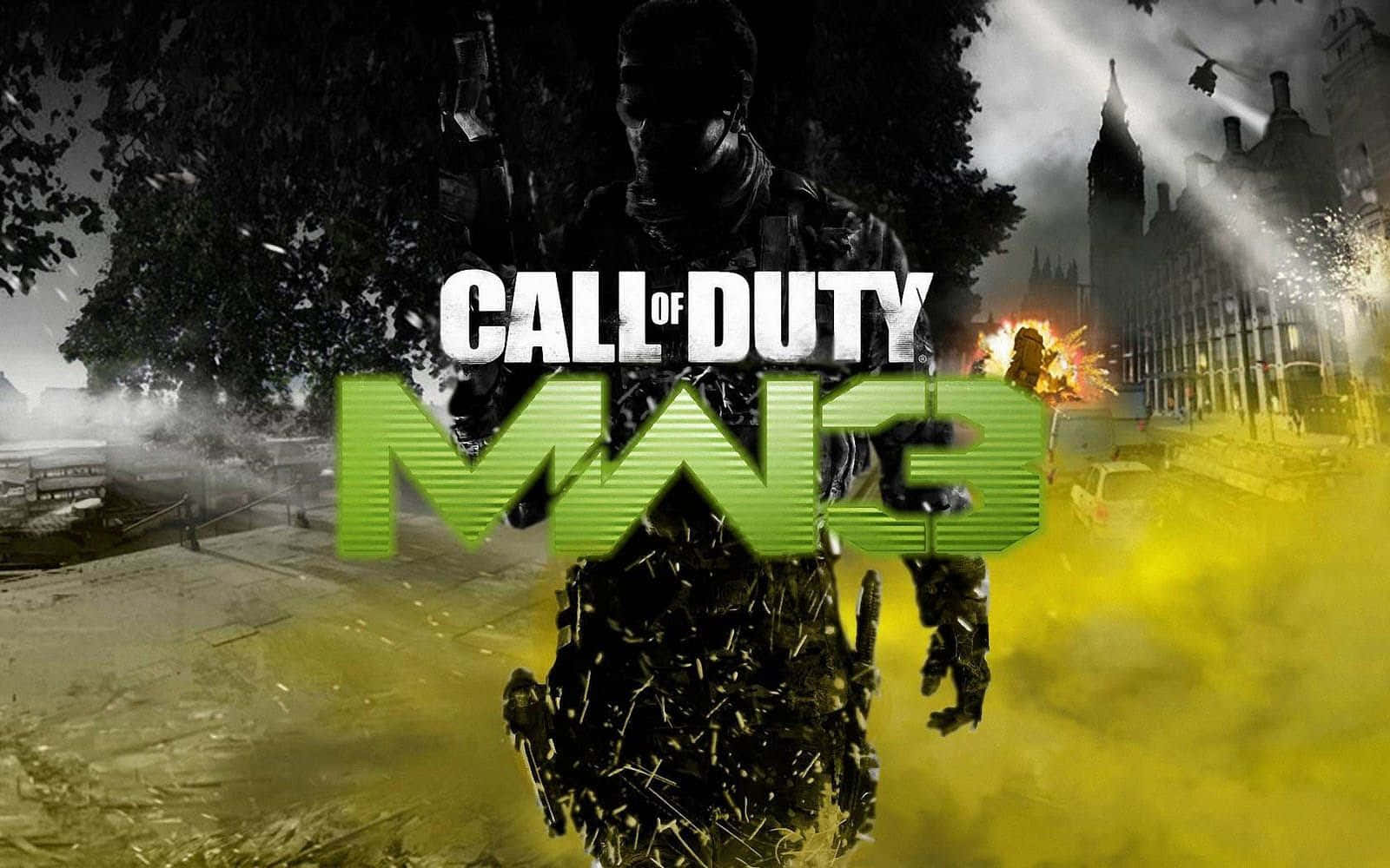 Scenaad Alta Azione Da Call Of Duty: Modern Warfare 3 Sfondo