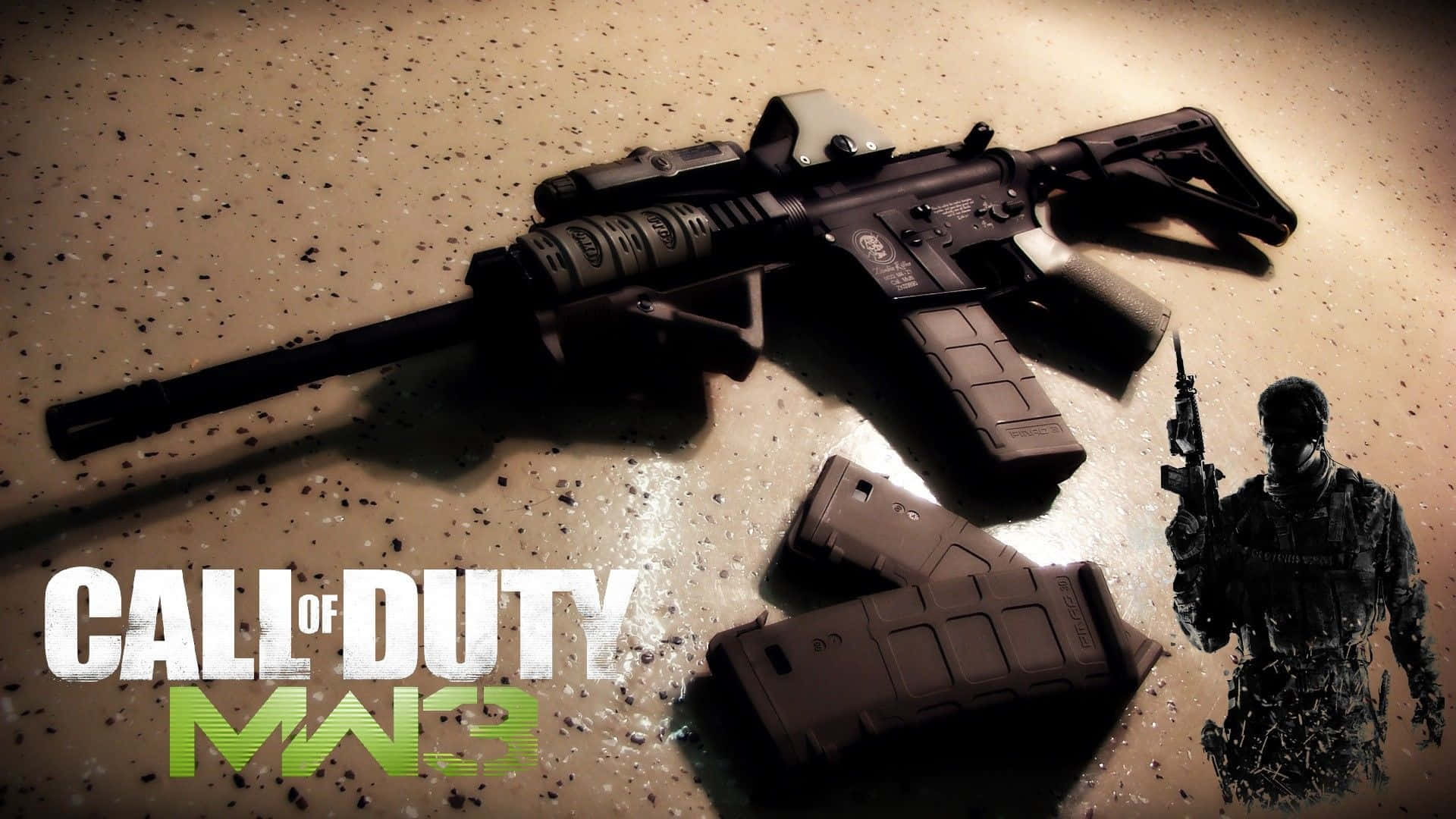 Call Of Duty Modern Warfare 3 Assault Rifle Wallpaper