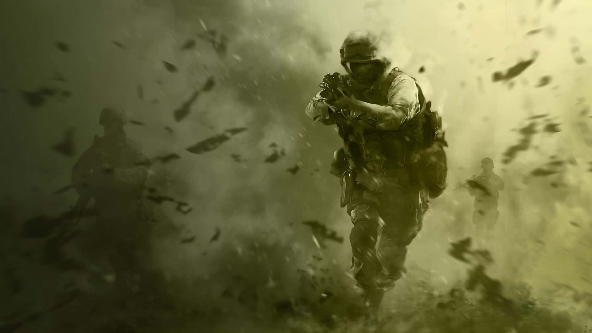 Kæmp og overleve Krigen i Call of Duty: Modern Warfare. Wallpaper