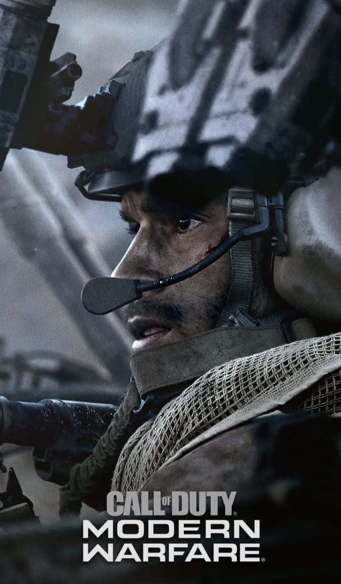 Call Of Duty Modern Warfare Soldier Close Up Iphone Wallpaper