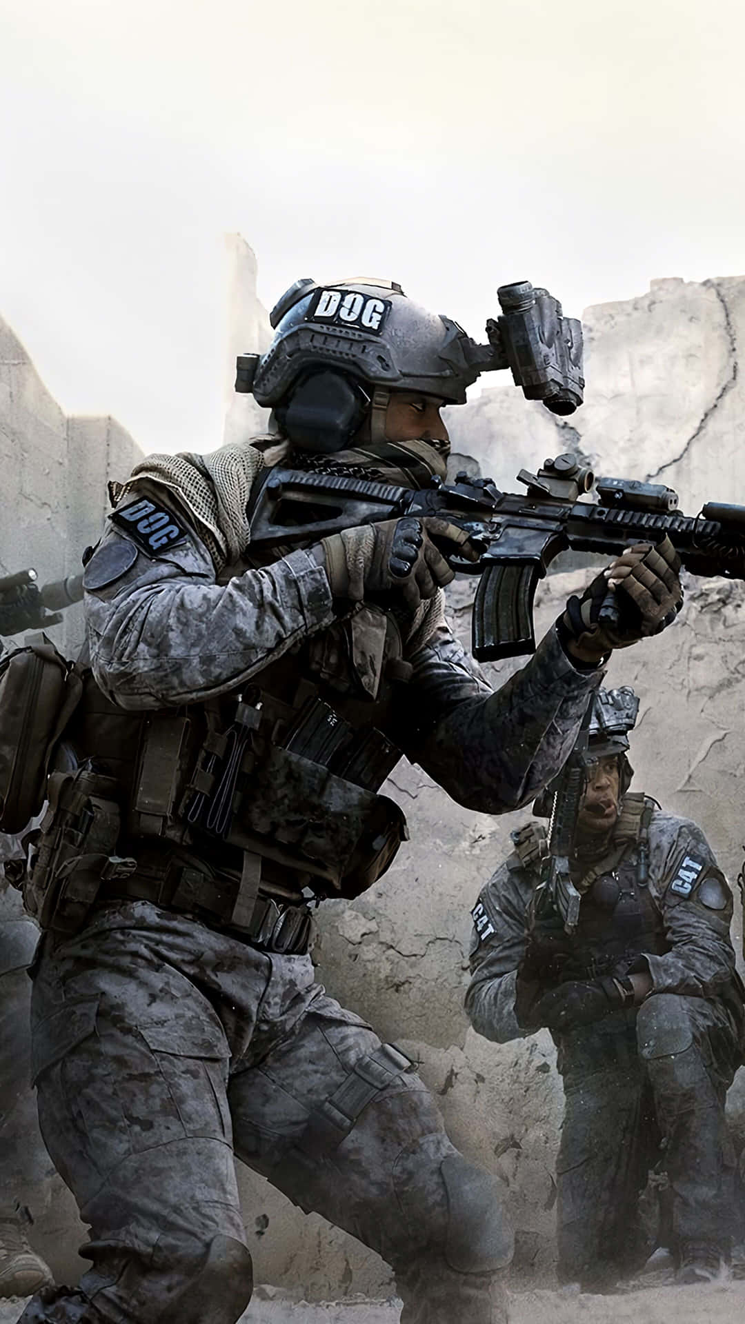 A Call Of Duty Modern Warfare Soldiers Iphone Wallpaper