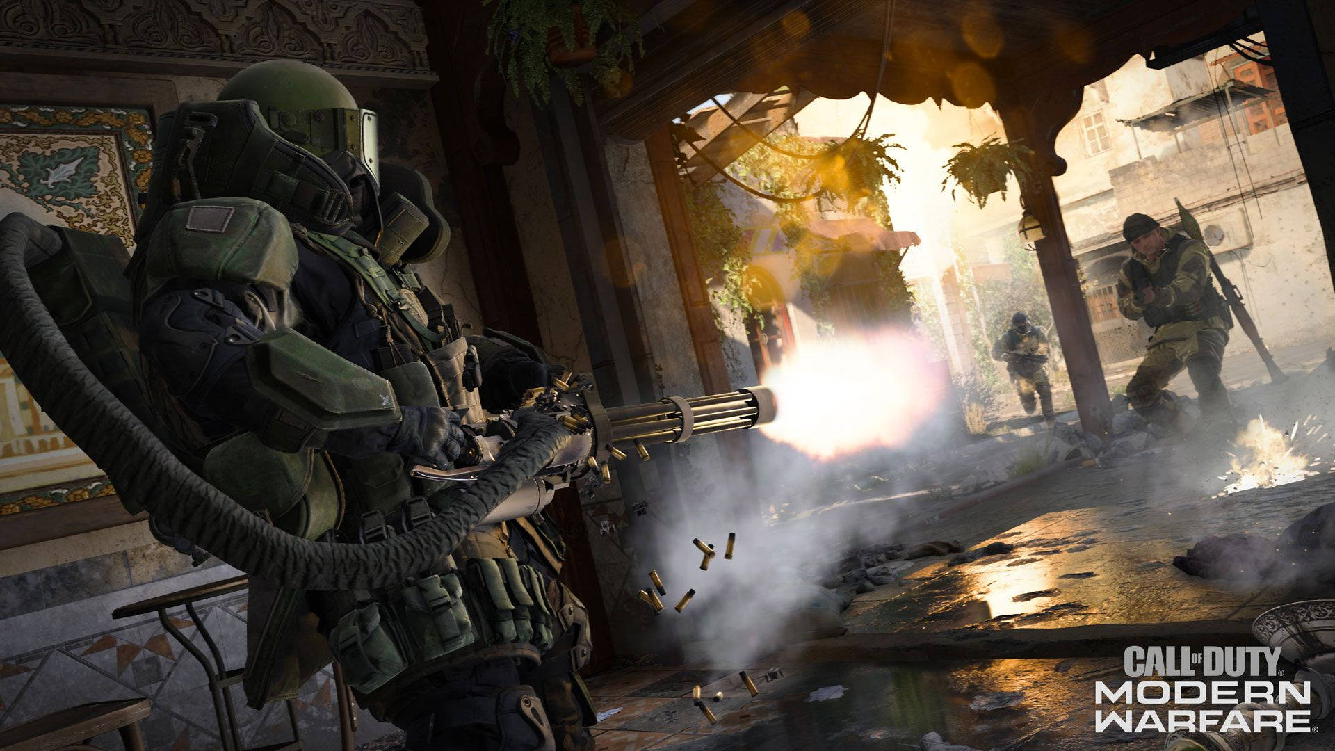 Call Of Duty Modern Warfare With Bokeh