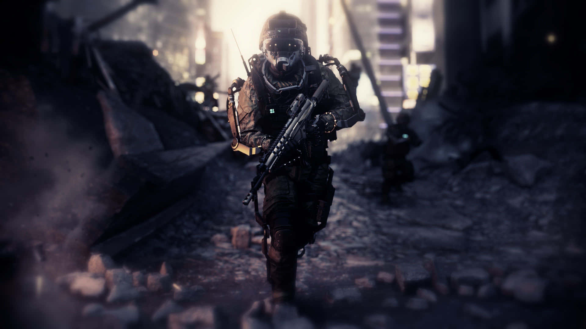 Running Soldier Call Of Duty Mw Wallpaper
