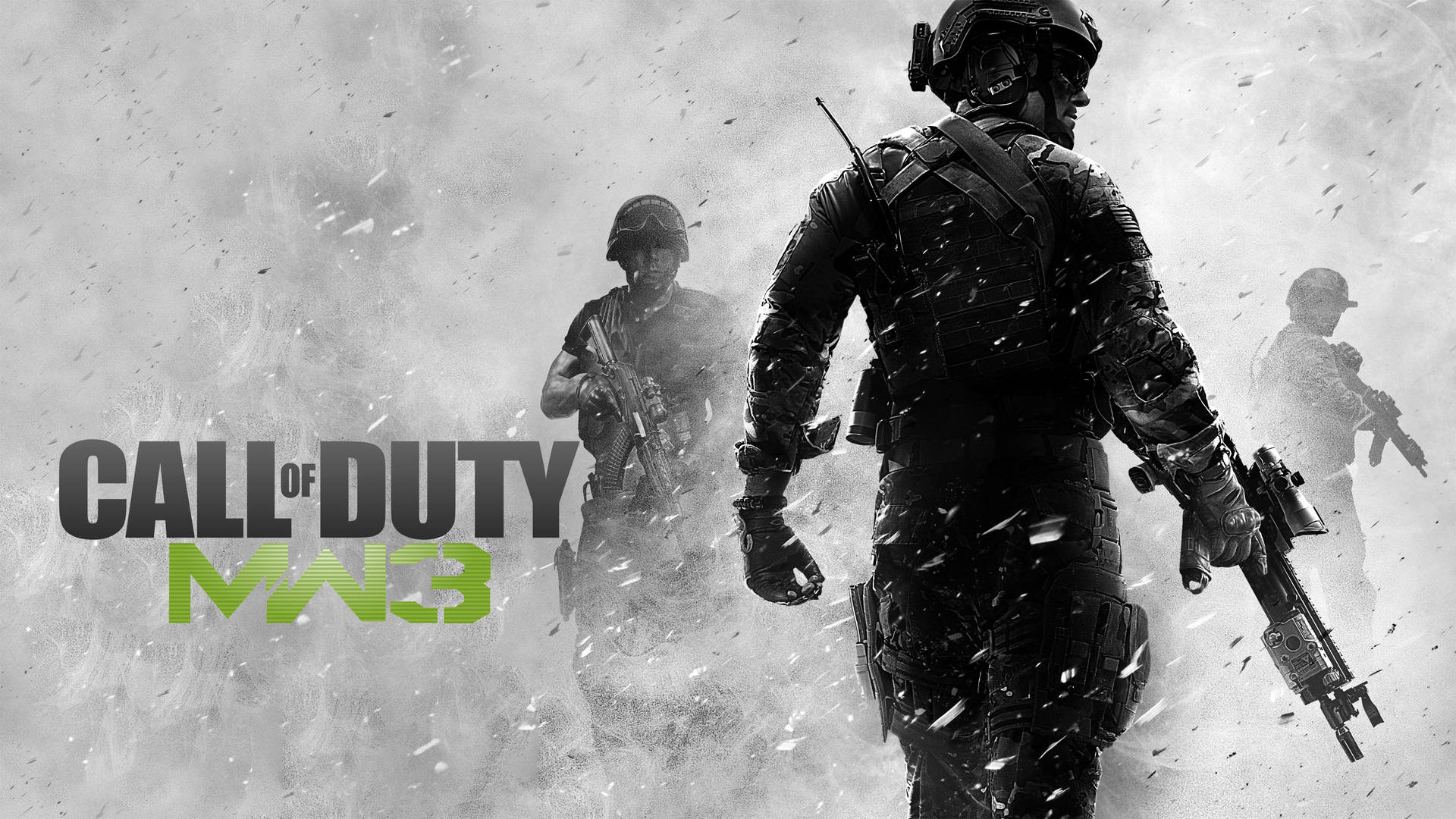 Call Of Duty Mw3 Digital Poster Background