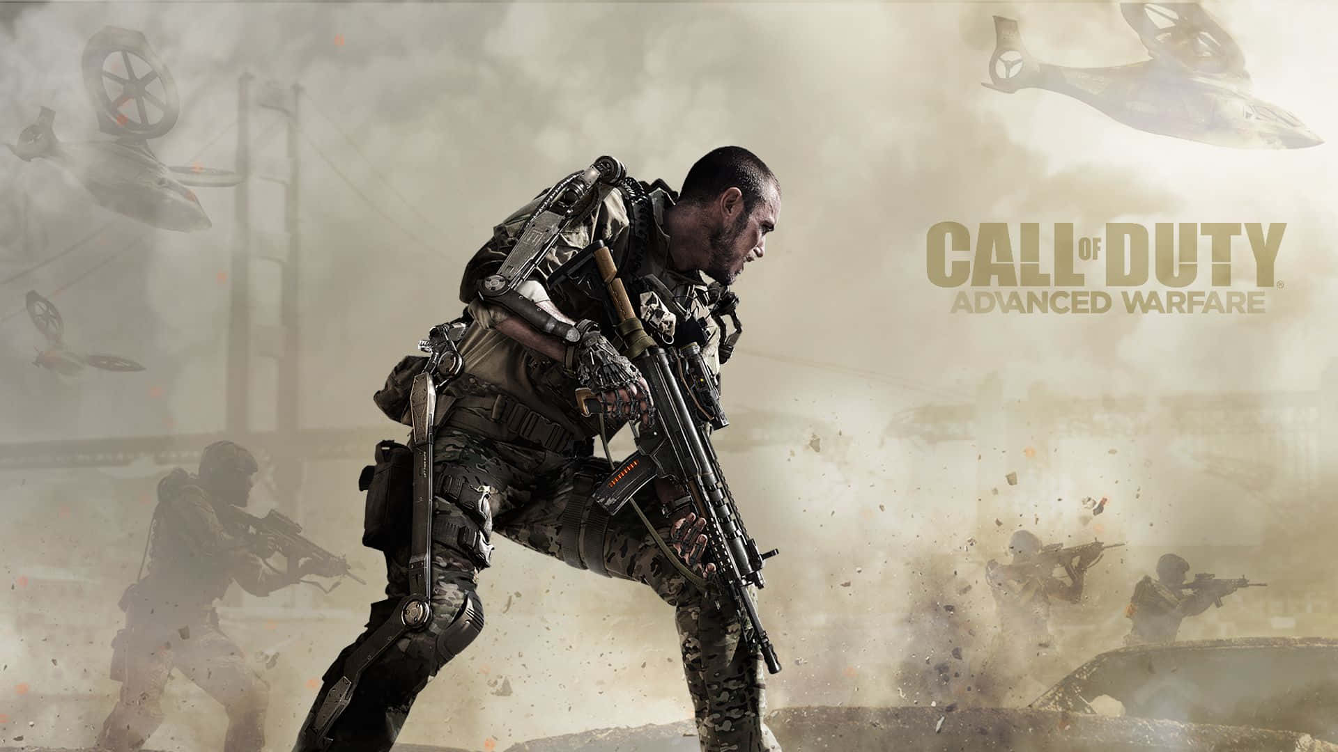 Soldadosde Call Of Duty En Acción Fondo de pantalla