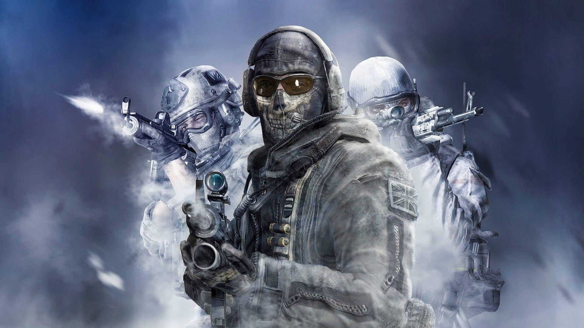 Call Of Duty Soldiers Game Cover Background