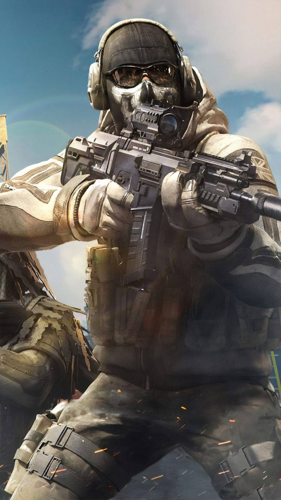 Call Of Duty Spöke Skytte Wallpaper