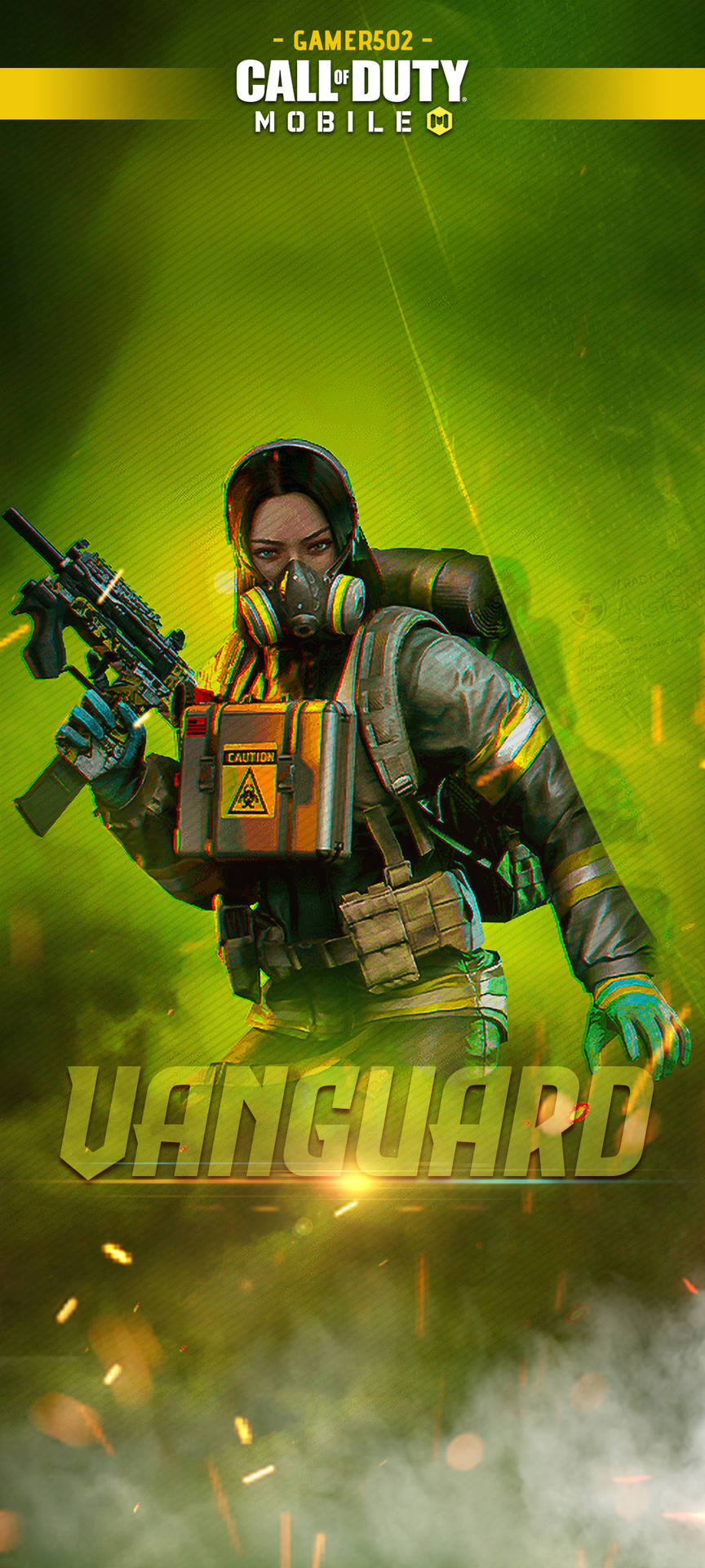 Call Of Duty Vanguard Girl Sniper Green Gas Wallpaper