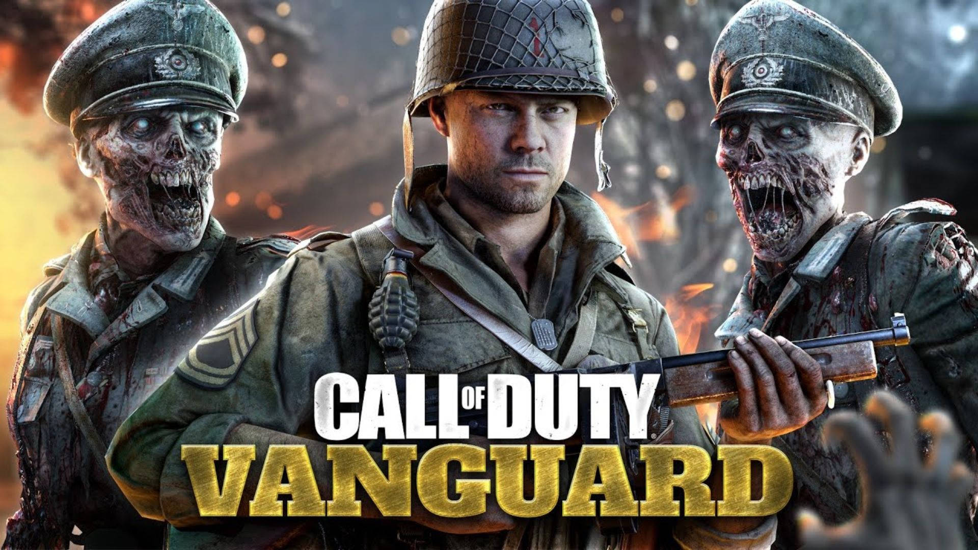 Call Of Duty Vanguard: Wwii Campaign Poster Wallpaper