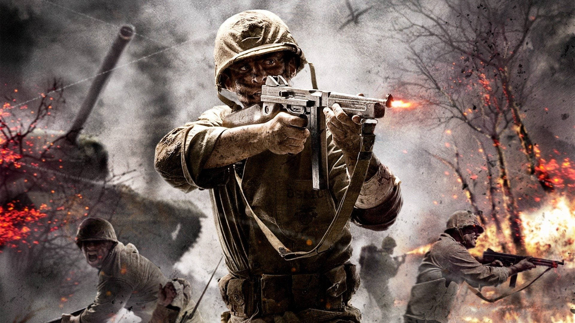 Call Of Duty Vanguard Shooting Army Wallpaper