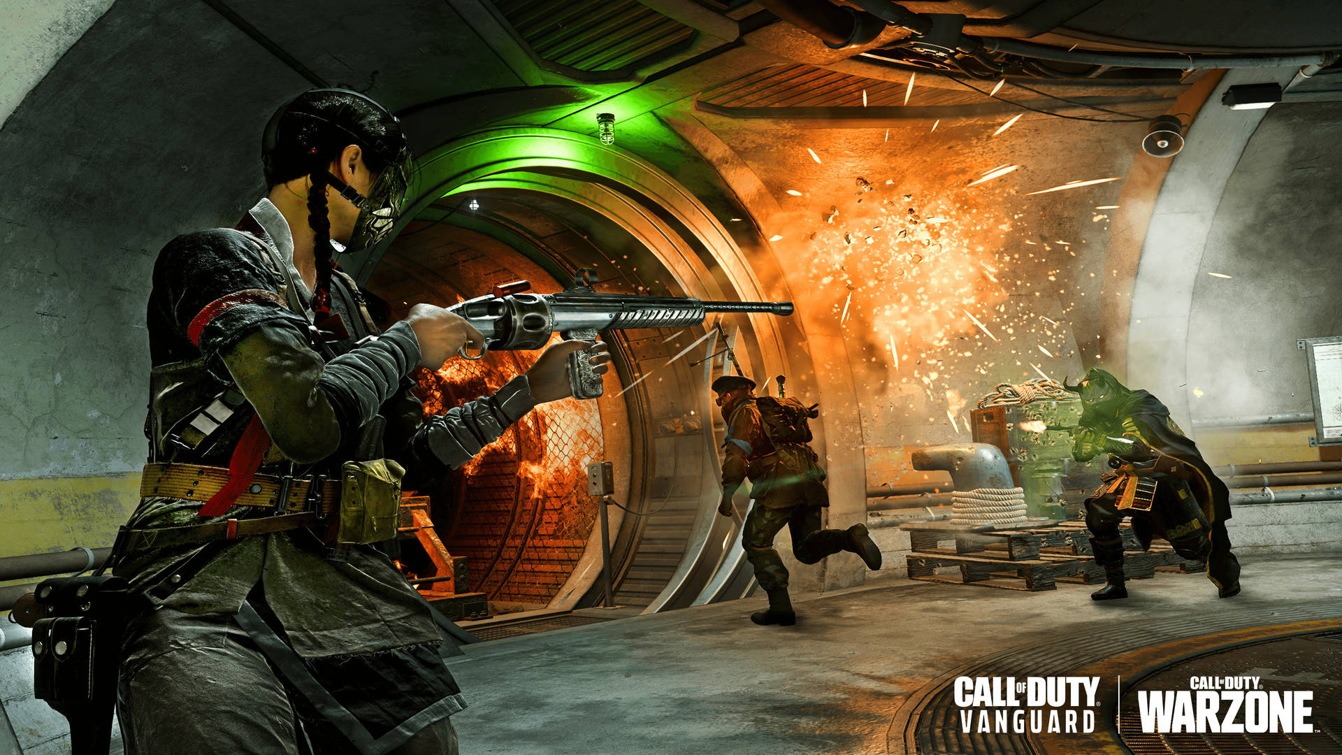 Call Of Duty Vanguard Warzone Shooting Wallpaper