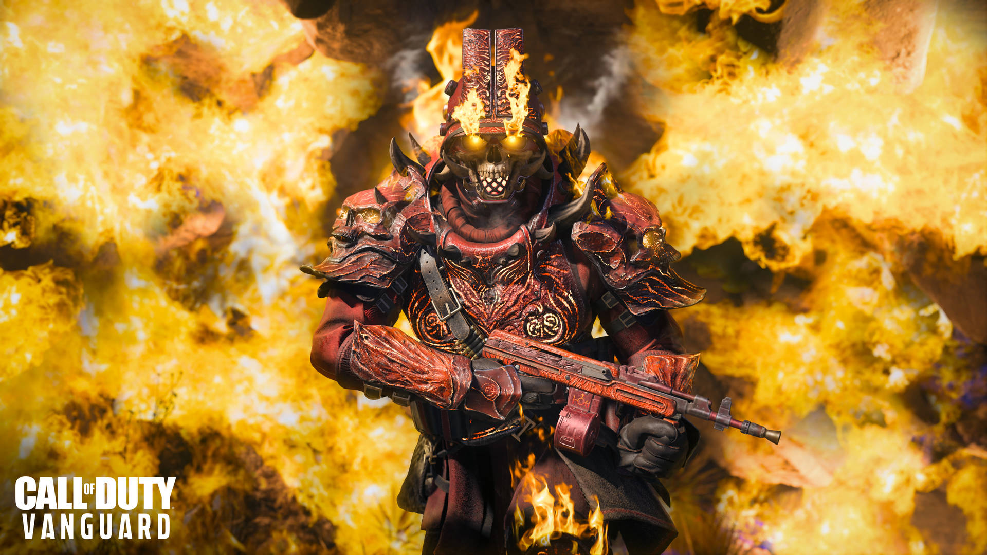 Call Of Duty Vanguard Inferno Fire Blow Wallpaper