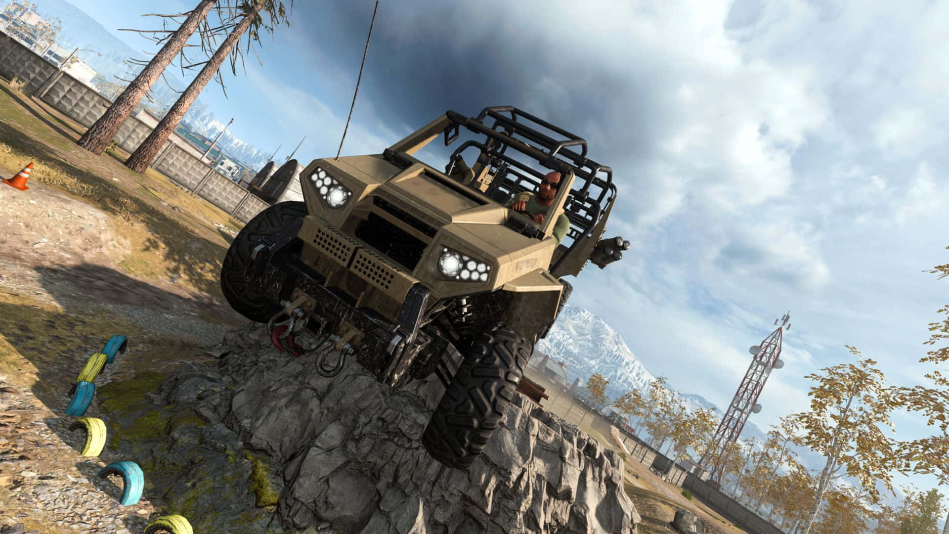 Acciónexplosiva Con Vehículos De Call Of Duty Fondo de pantalla