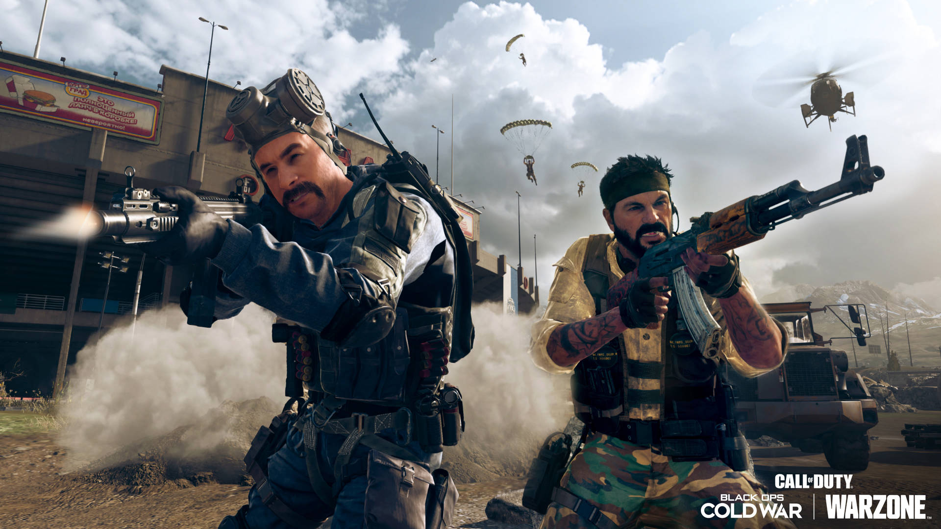Call Of Duty Warzone 4K Cloudy Battlefield Wallpaper