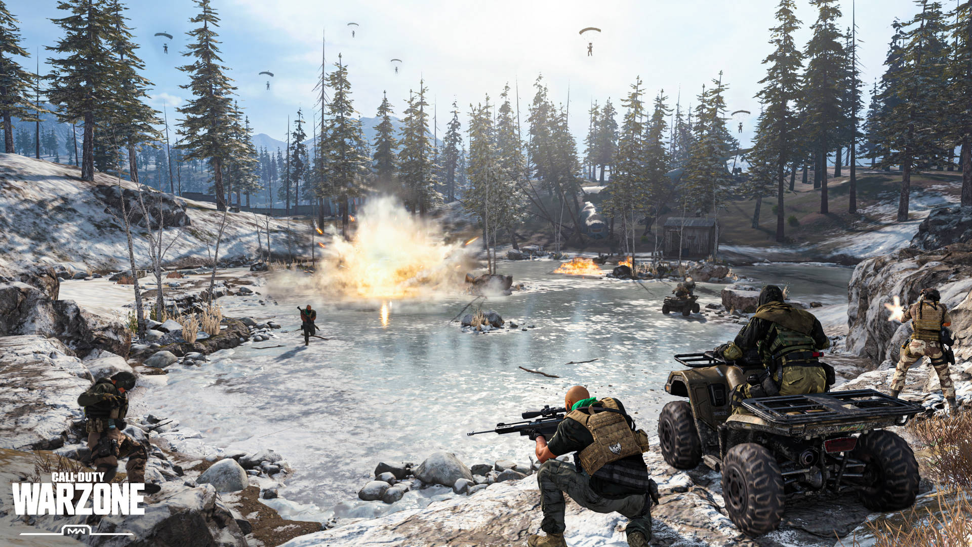 Call Of Duty Warzone 4K Lake Wallpaper