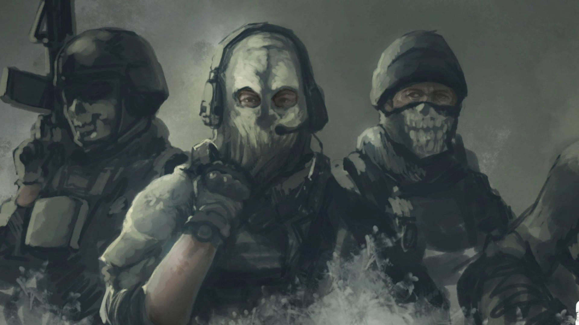 Call Of Duty Warzone 4k Masked Enemies Wallpaper