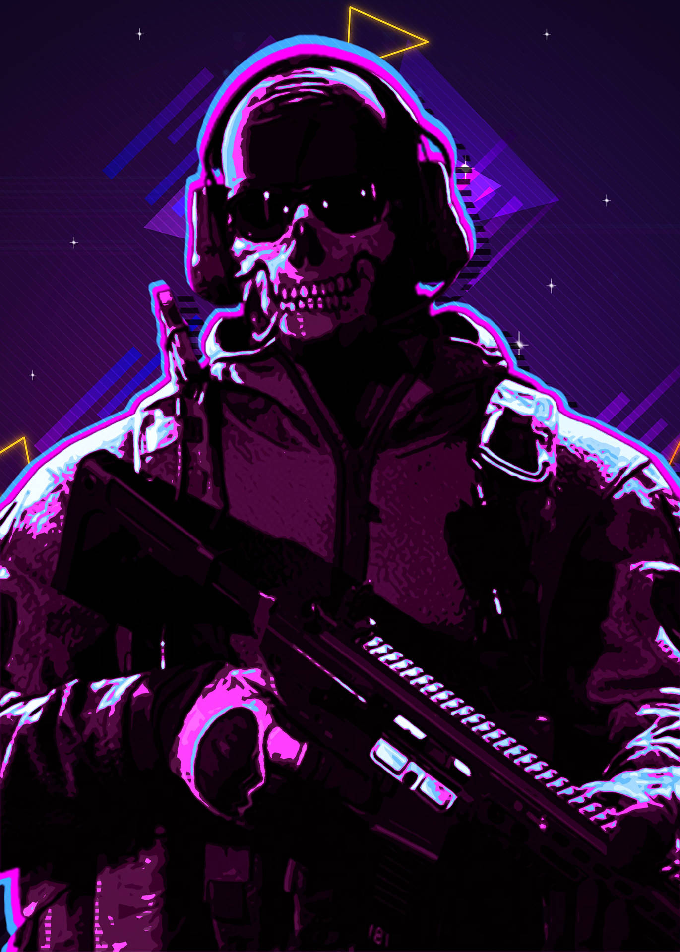 Call Of Duty Warzone 4k Purple Wallpaper
