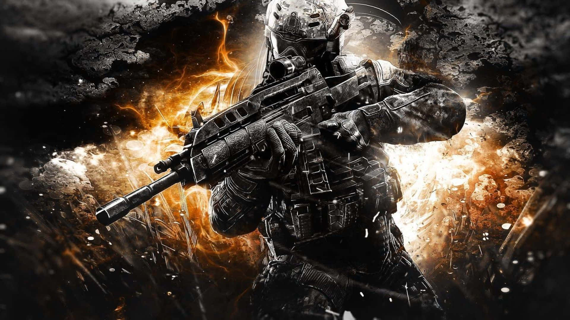 A Thrilling Collection of Call of Duty Weapons Wallpaper