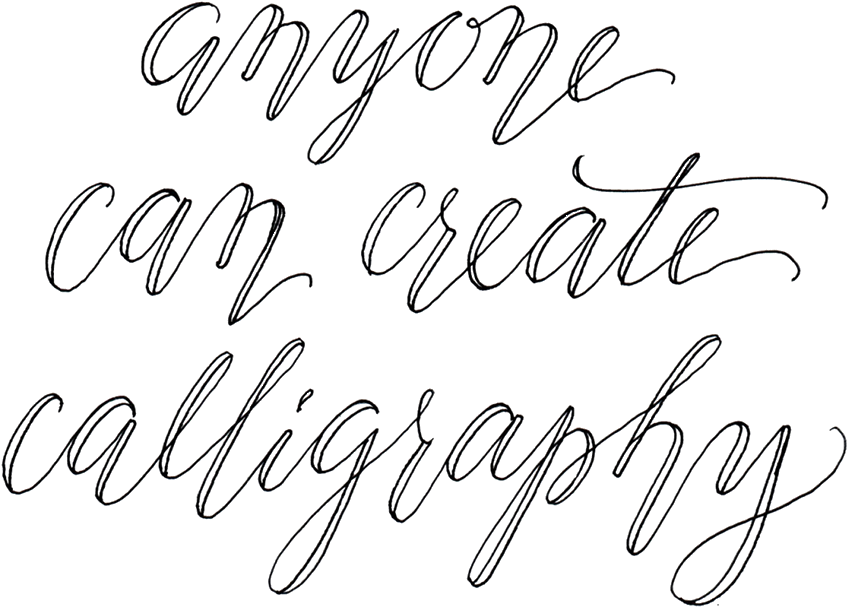 Calligraphy Inspiration Quote PNG