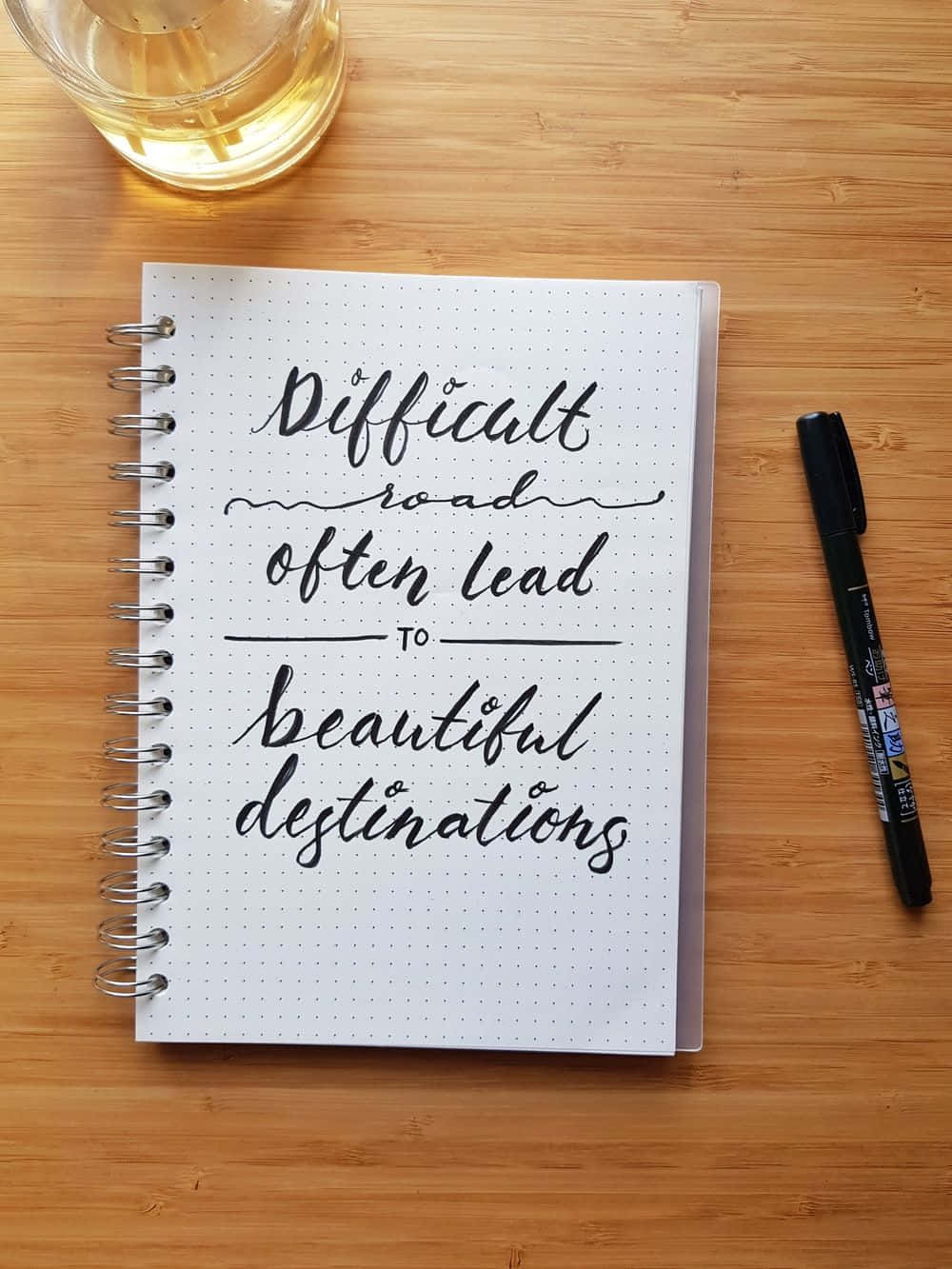 Aesthetic Calligraphy Quotes Picture