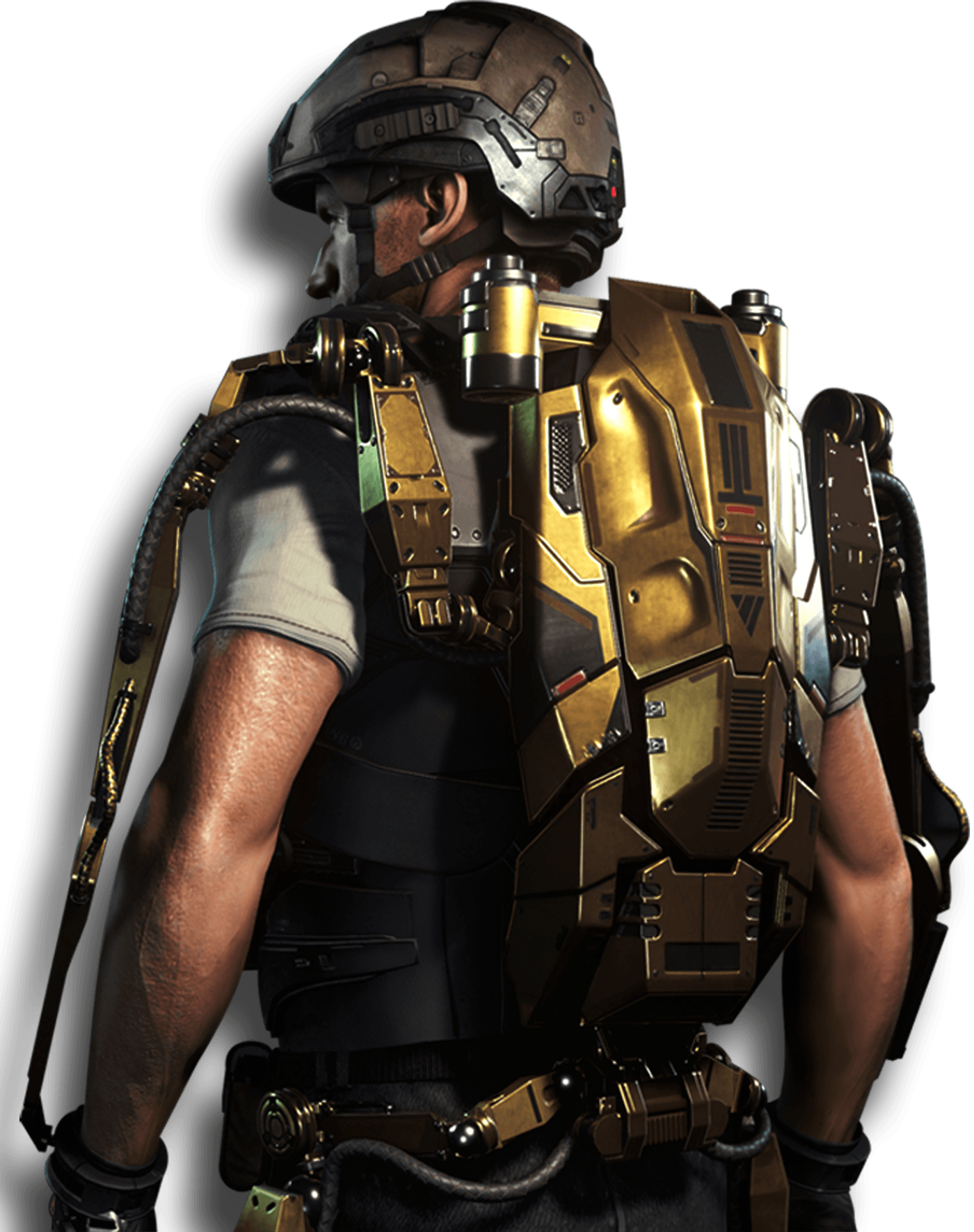 Callof Duty Advanced Soldier Render PNG