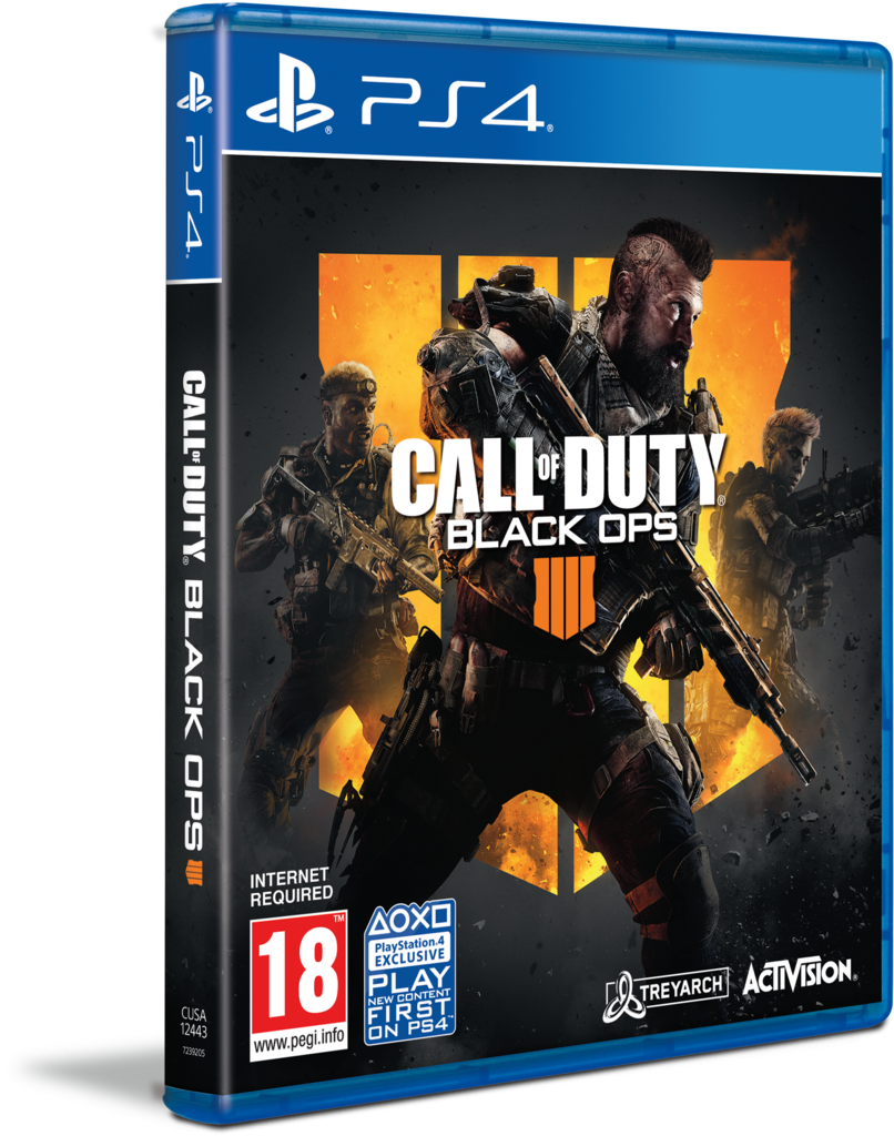Callof Duty Black Ops4 P S4 Game Cover PNG