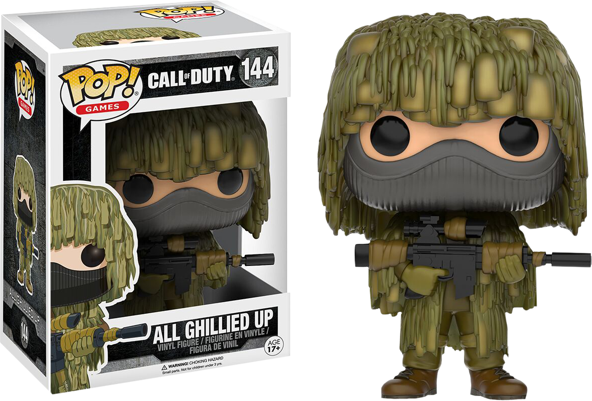 Callof Duty Ghillie Suit Funko Pop PNG