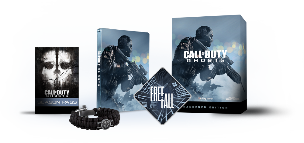 Callof Duty Ghosts Hardened Edition Contents PNG