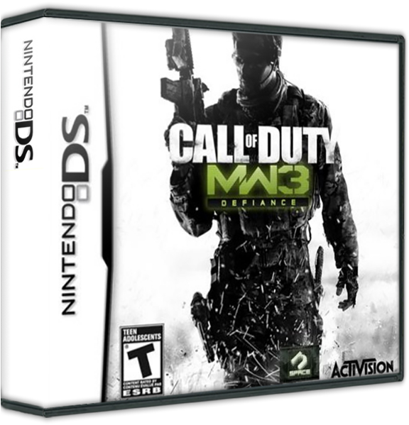 Callof Duty M W3 Defiance Nintendo D S Cover PNG