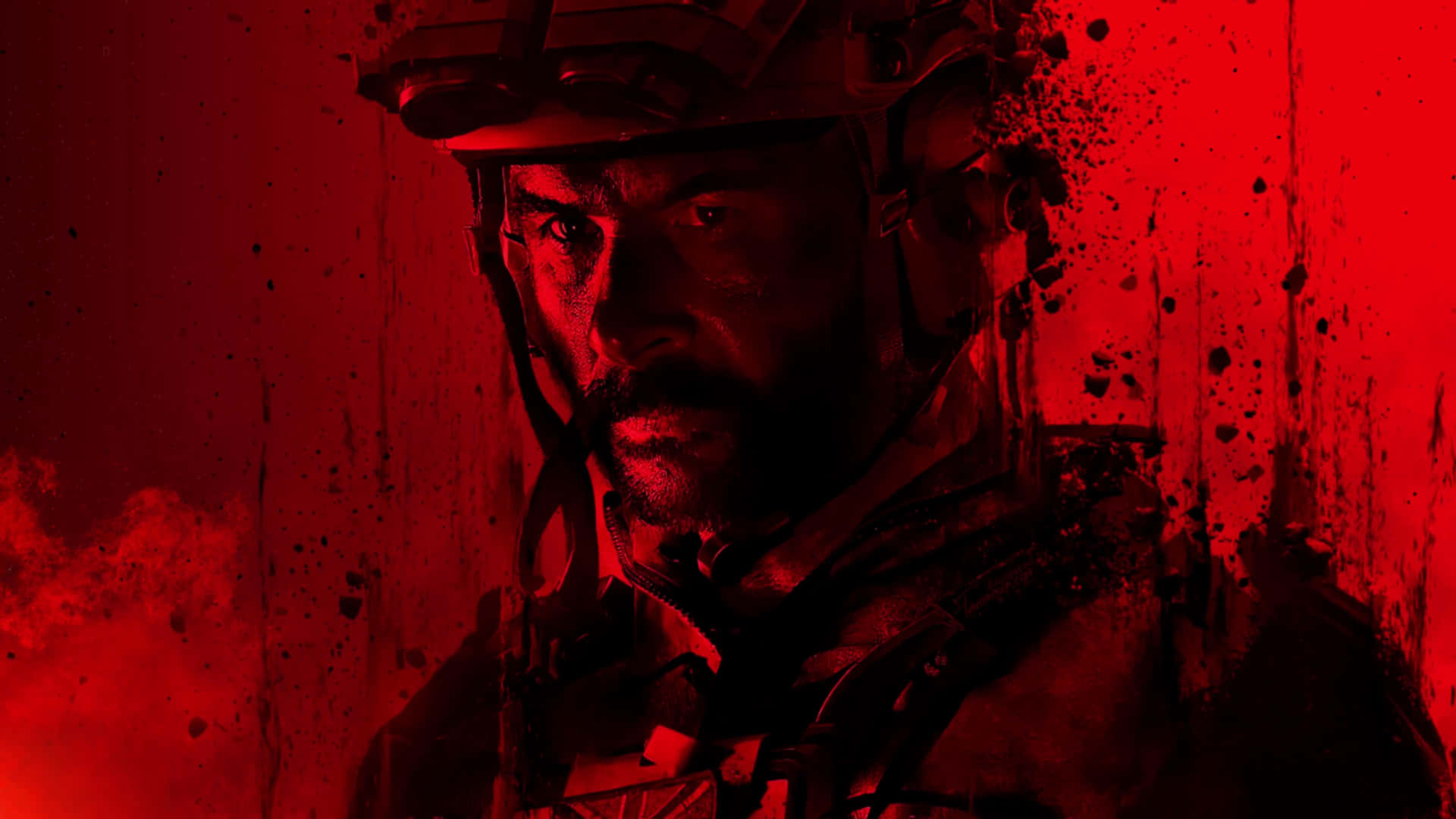 Callof Duty M W3 Red Soldier Portrait Wallpaper