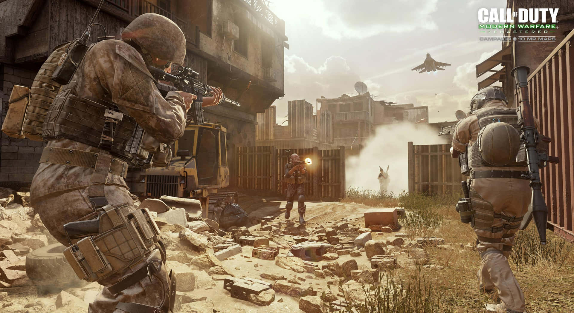 Callof Duty Modern Warfare Combat Scene Wallpaper