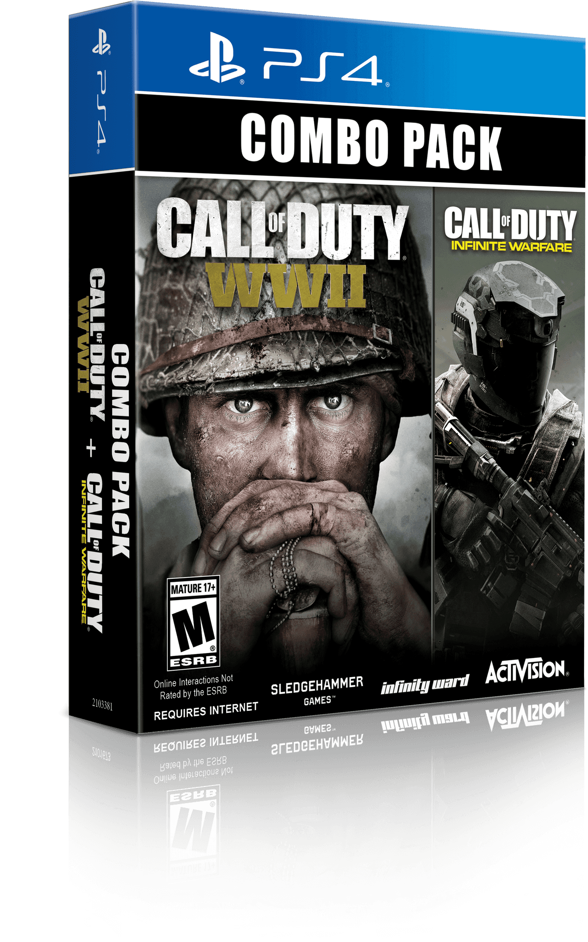 Callof Duty P S4 Combo Pack Box Art PNG