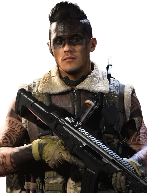 Callof Duty Soldierwith Rifle PNG