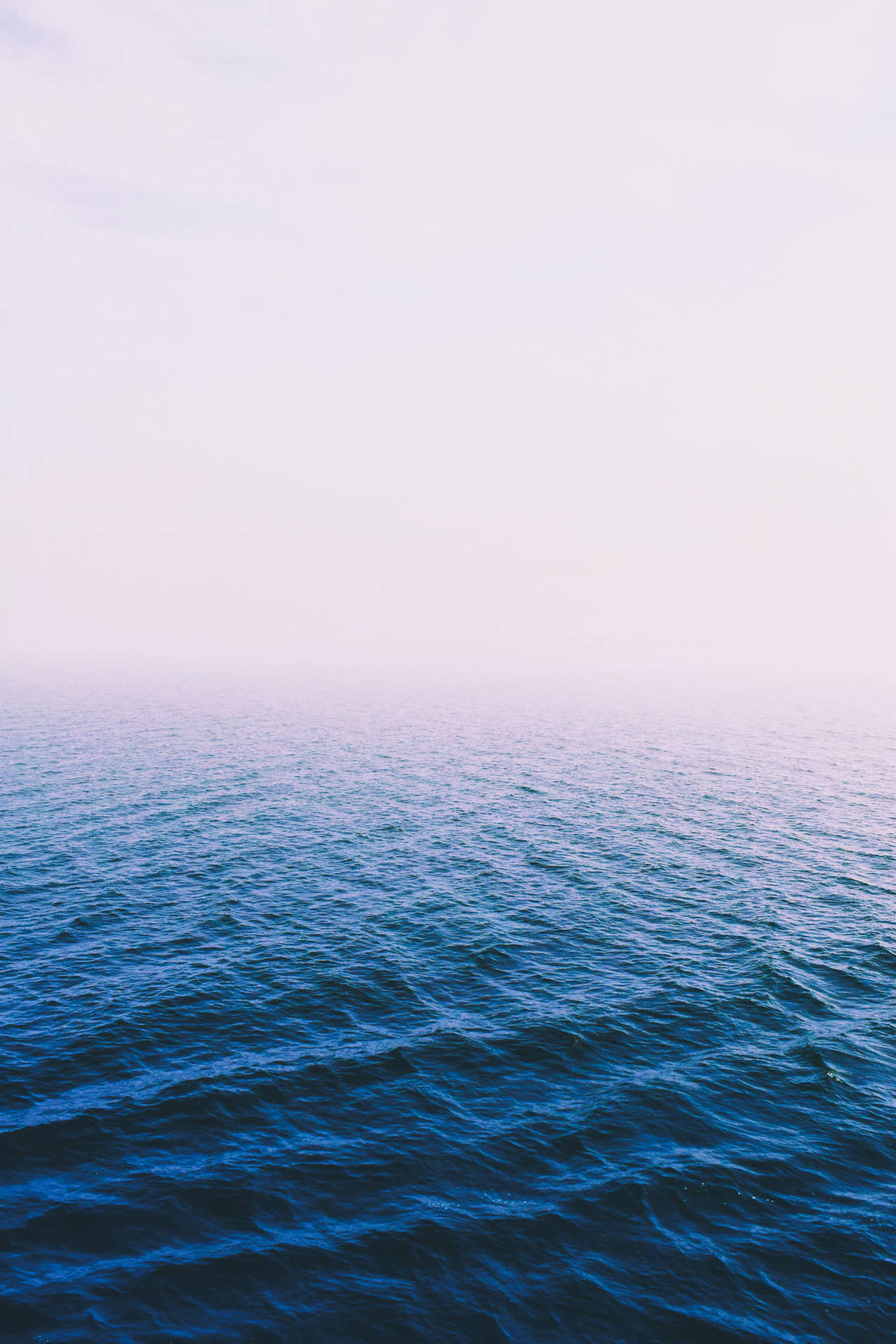 Calm Dark Blue Ocean Picture