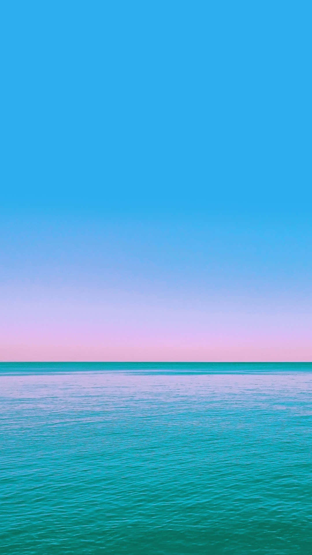 A Blue Sky With A Pink And Purple Sky Wallpaper